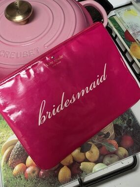 kate spade Hot Pink  'Bridesmaid' Pouch